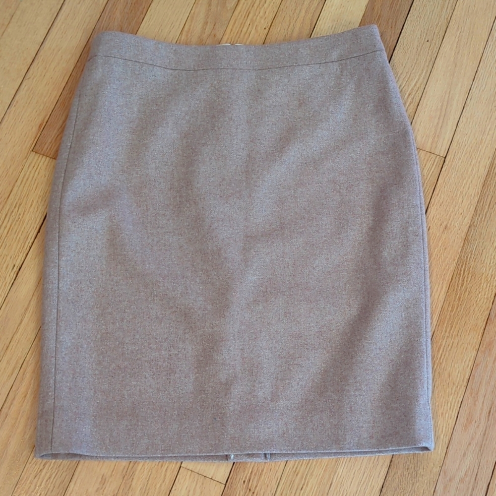 J.Crew wool/viscose pencil skirt 8